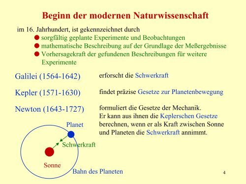 Auf der Suche nach den kleinsten Dingen - Theoretische Physik 1 ...