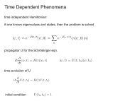 time-dependent perturbation theory