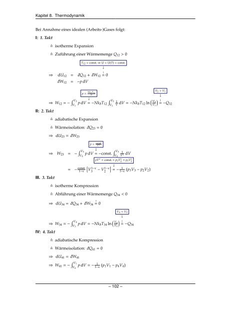 Grundlagen der Quantenmechanik und Statistik - Theoretische ...