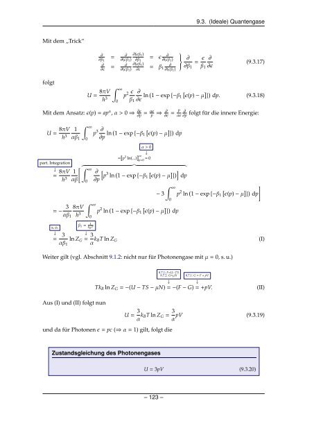 Grundlagen der Quantenmechanik und Statistik - Theoretische ...