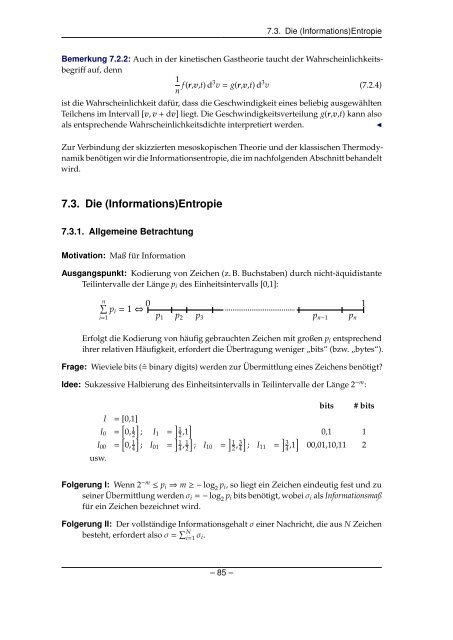 Grundlagen der Quantenmechanik und Statistik - Theoretische ...