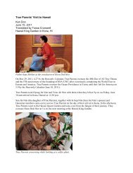Visit to Hawaii - True Parents Organization