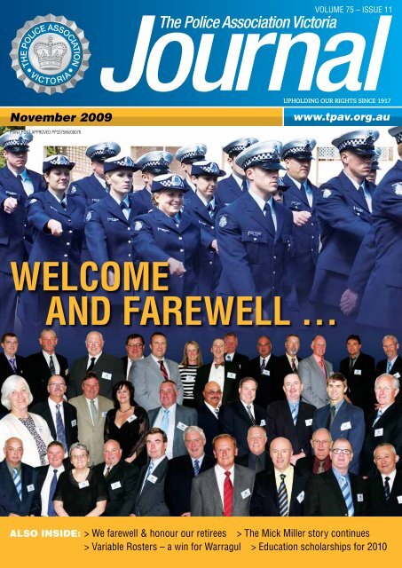 The Police Association Journal november 2009