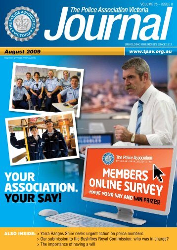 August 2009 - The Police Association Victoria