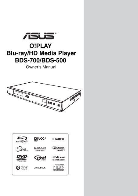 PLAY Blu-ray/HD Media Player BDS-700/BDS-500 - Koneo Webshop