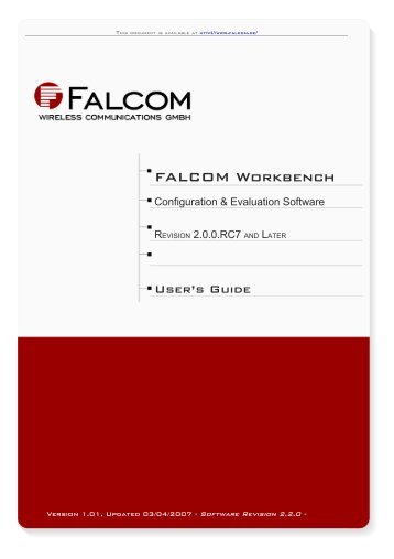 2 falcom workbench software