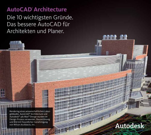Autocad® Architecture Die 10 wichtigsten Gründe ... - CWSM Gmbh