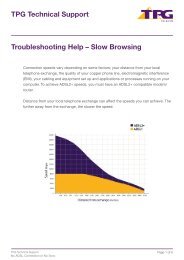 Troubleshooting Help â Slow Browsing.indd - TPG Internet
