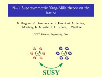 N=1 Supersymmetric Yang-Mills theory on the lattice