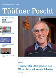 Tüüfner Poscht Ausgabe 02 / 2013