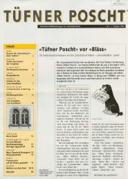 TÃ¼Ã¼fner Poscht Ausgabe 01 / 1996