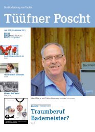 TÃ¼Ã¼fner Poscht Ausgabe 05 / 2013