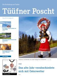 Die aktuelle Ausgabe im neuen Look - TÃ¼Ã¼fner Poscht