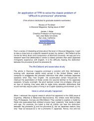 An application of TPR to solve the classic problem of ... - TPR World