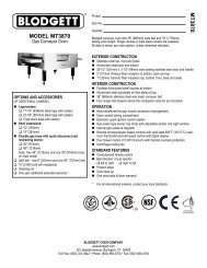 MODEL MT3870 MT3870 - Michael W. Buder