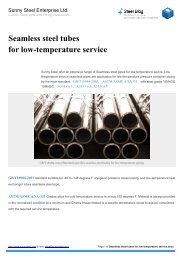 Seamless steel tubes for low-temperature service