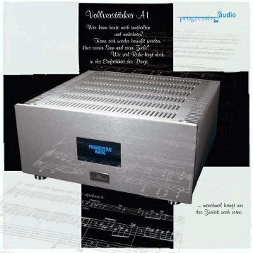 Prospekt A1 - Progressive Audio