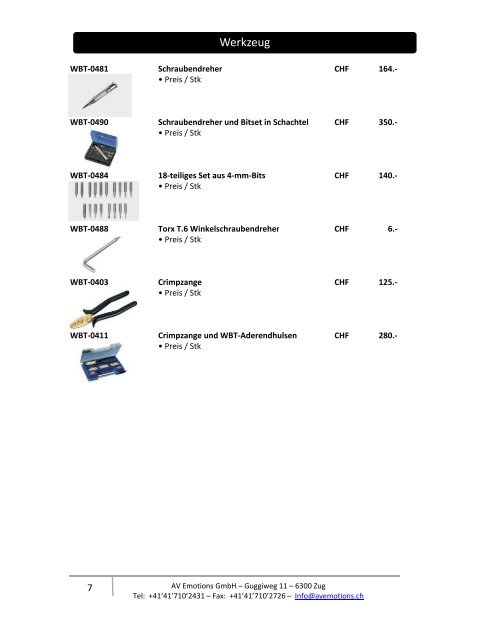 2013-02_ WBT Preisliste.xlsx - Erni Hifi