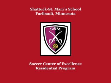 Shattuck-St. Mary's School Faribault, Minnesota ... - Soccerservices