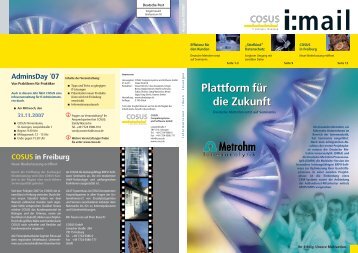 cosus i:mail 3 2007 - COSUS Computersysteme und Software GmbH