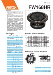 FW168HR - Fostex