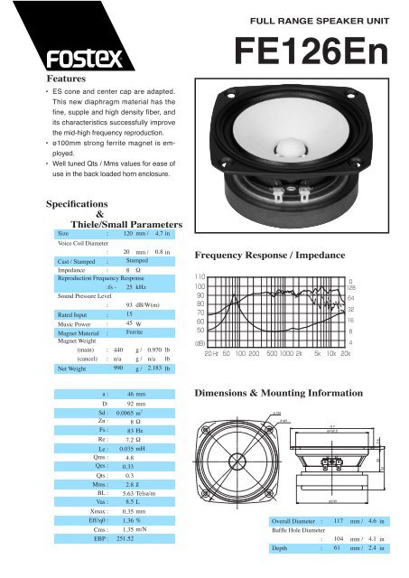 FE126En - Fostex