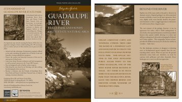 Guadalupe River State Park and Honey Creek State Natural Area