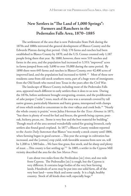 Farmers, Ranchers, the Land and the Falls - Texas Parks & Wildlife ...