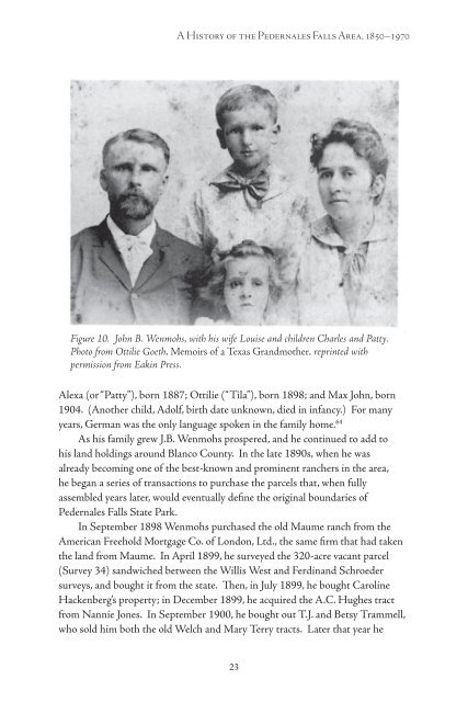 Farmers, Ranchers, the Land and the Falls - Texas Parks & Wildlife ...