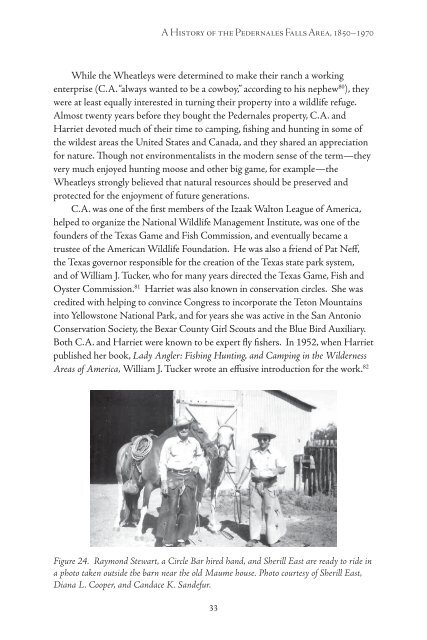 Farmers, Ranchers, the Land and the Falls - Texas Parks & Wildlife ...