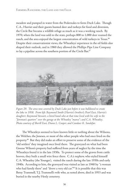 Farmers, Ranchers, the Land and the Falls - Texas Parks & Wildlife ...