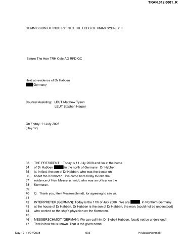 Transcript of Day 012 – 11 July 2008 [PDF