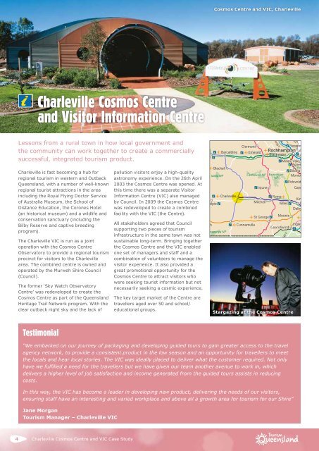 Charleville Cosmos Centre and Visitor Information Centre - Tourism ...