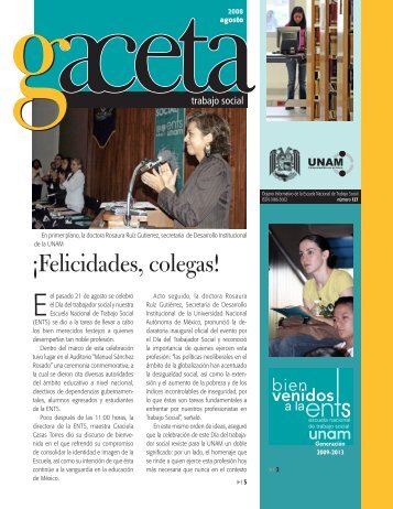 Â¡Felicidades, colegas! - Escuela Nacional de Trabajo Social - UNAM
