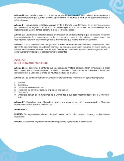 Reglamento del ComitÃ© Editorial de la ENTS - Escuela Nacional de ...