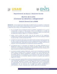 Derechos - Escuela Nacional de Trabajo Social - UNAM