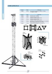 Torre Superlite 25 - Trabes