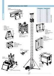 SuperProfessional HD 35 Tower - Trabes