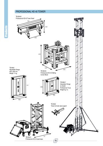 Professional HD 40 Tower - Trabes