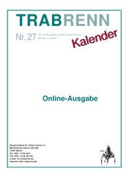 Trabrennkalender 07/27 - Trabrennsport.de