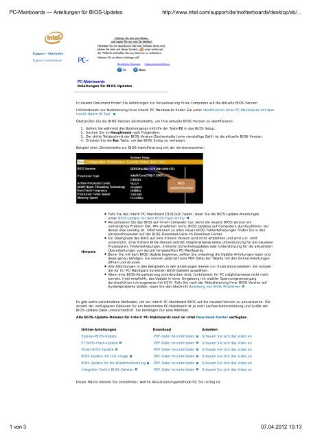 PC-Mainboards â Anleitungen fÃ¼r BIOS-Updates.pdf