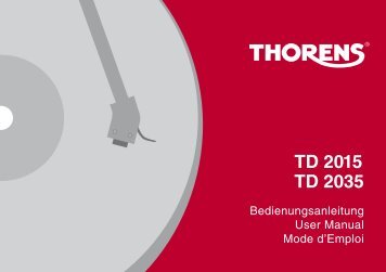 TD 2035 TD 2015 - Thorens
