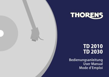 TD 2030 TD 2010 - Thorens