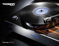 Overview 2009/10 - Thorens