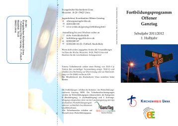 Fortbildungsprogramm Offener Ganztag - Kirchenkreis Unna