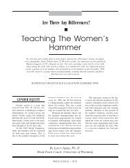 Teaching The Women's Hammer - Track & Field News