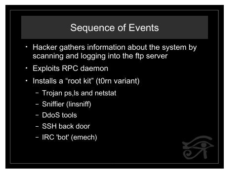 Hacker Tracking â A Case Study - Tracking Hackers