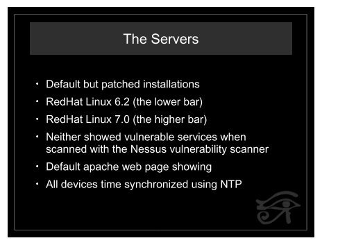 Hacker Tracking â A Case Study - Tracking Hackers