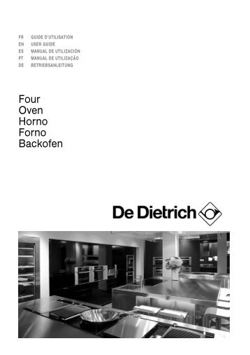 Four Oven Horno Forno Backofen - De Dietrich