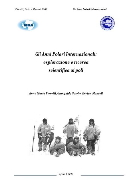 esplorazione e ricerca scientifica ai poli - Anno Polare Internazionale